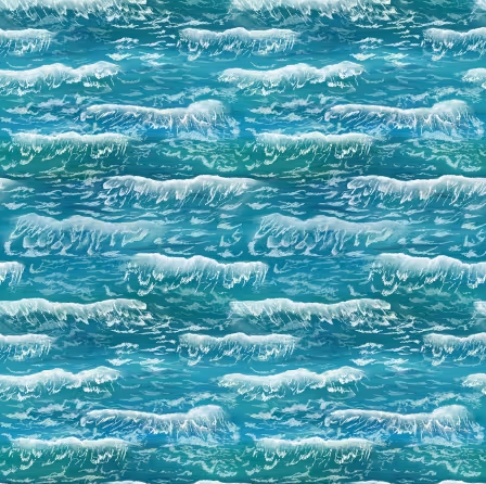 Waves - Cottage Dreams - Teal
