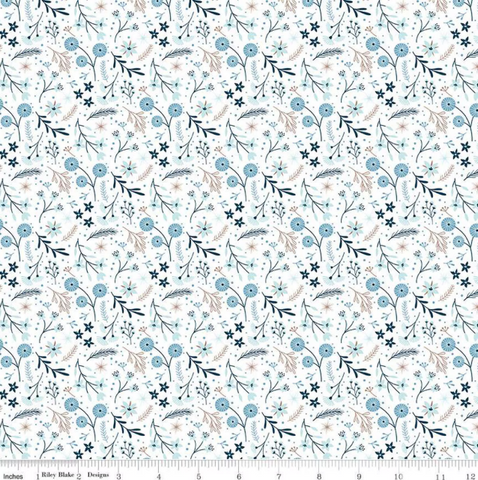 Floral - Winter Magic - White