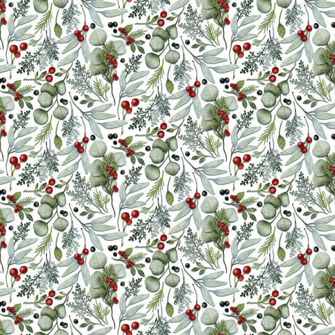 Winter White - Multi Tossed Greenery