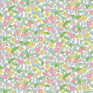 From Liberty Fabrics Liberty Carnaby by Liberty Fabrics Collection In Floral  Beautiful neon and pastel floral pattern printed onto a soft cotton. 