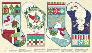 100% Cotton, 43/44in. Panel measures approx. 24in x 44in.  Sold by the panel.