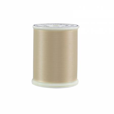 60 wt. 2-ply polyester thread. Designed for applique, bobbin thread, and quilting. Lint-free never felt so good. The Bottom Line makes a fantastic bobbin thread for any type of sewing. Its lightweight, blending colors are easily matched with any top thread. Available in 55 colors. Invisible applique and binding is a breeze with Bottom Line as it glides through layers of fabric. Bottom Line is fantastic for micro-stippling and English Paper Piecing.