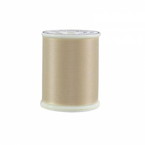 60 wt. 2-ply polyester thread. Designed for applique, bobbin thread, and quilting. Lint-free never felt so good. The Bottom Line makes a fantastic bobbin thread for any type of sewing. Its lightweight, blending colors are easily matched with any top thread. Available in 55 colors. Invisible applique and binding is a breeze with Bottom Line as it glides through layers of fabric. Bottom Line is fantastic for micro-stippling and English Paper Piecing.