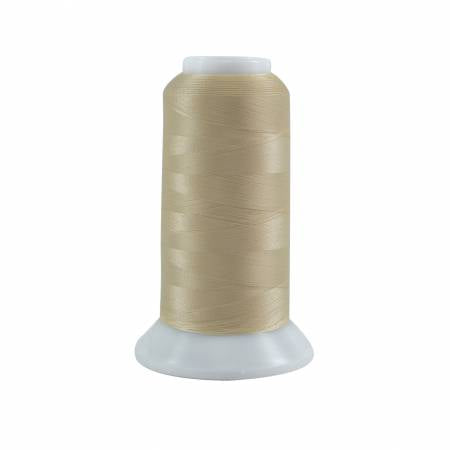 60 wt. 2-ply polyester thread. Designed for applique, bobbin thread, and quilting. Lint-free never felt so good. The Bottom Line makes a fantastic bobbin thread for any type of sewing. Its lightweight, blending colors are easily matched with any top thread. Available in 55 colors. Invisible applique and binding is a breeze with Bottom Line as it glides through layers of fabric. Bottom Line is fantastic for micro-stippling and English Paper Piecing.
