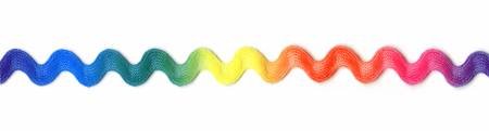 An easy to use decorative trim for clothing, scrapbooking, home decor and really any craft project. It can be fused, glued or sewn on, has non-curl points. Easy care machine washable and colorfast.