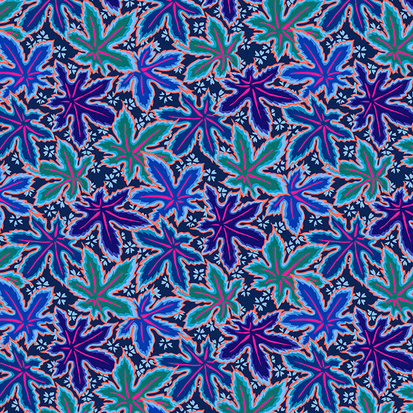 Kaffe Fassett - Lacey Leaf - Blue