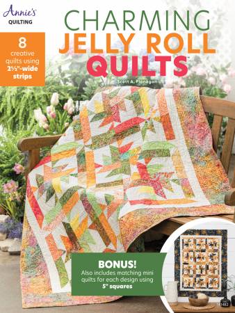If you love working with precuts, you'll love these creative designs from Scott A. Flanagan. He has created eight stunning quilts using precut 2.5in-wide strips along with a bonus mini quilt for each quilt made from 5in charm squares. Choose the size you want to make--or make both. Find hours of fun sewing within these pages. Start with your favorite pack of precut strips or squares and start sewing!