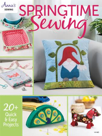 These 20+ cute and practical patterns are perfect for organizing and brightening up your home. Time icons indicate how long each project takes -- an afternoon, day or weekend. With projects for the sewing room, kitchen and gift-giving, this is a go-to collection for sewists of all skill levels. Full-sized templates for applique.  Pages: 66 Publish Date: 09/10/2021 Softcover