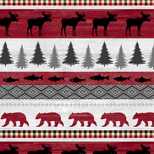 Make your way into the wilderness with this rustic journey collection by Painted Sky studio. These prints coordinate beautifully with both the Holiday Journey and Rustic Retreat panels, but they stand on their own as well! With classic designs like plaids, herringbone and scrolls paired with wildlife, trees and trucks, this collection is both versatile and beautiful. made from premium 100% cotton, 44" wide.