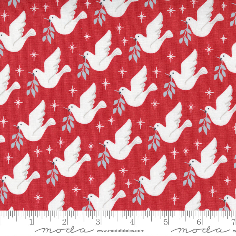 Manufacturer:Moda Description:100% Cotton Type:44"-45" Wide Designer / Author: Lella Boutique Group Name: Christmas Morning Origin: Made in Korea Color: Red Theme: Christmas