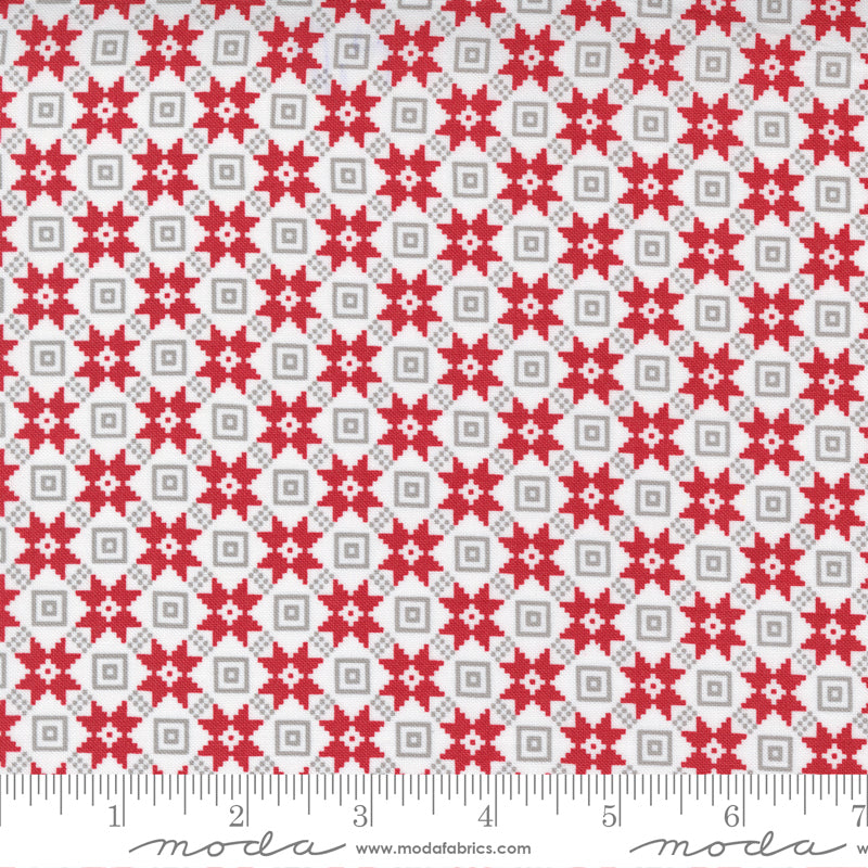 Manufacturer:Moda Description:100% Cotton Type:44"-45" Wide Designer / Author: Lella Boutique Group Name: Christmas Morning Origin: Made in Korea Color: Red Theme: Christmas