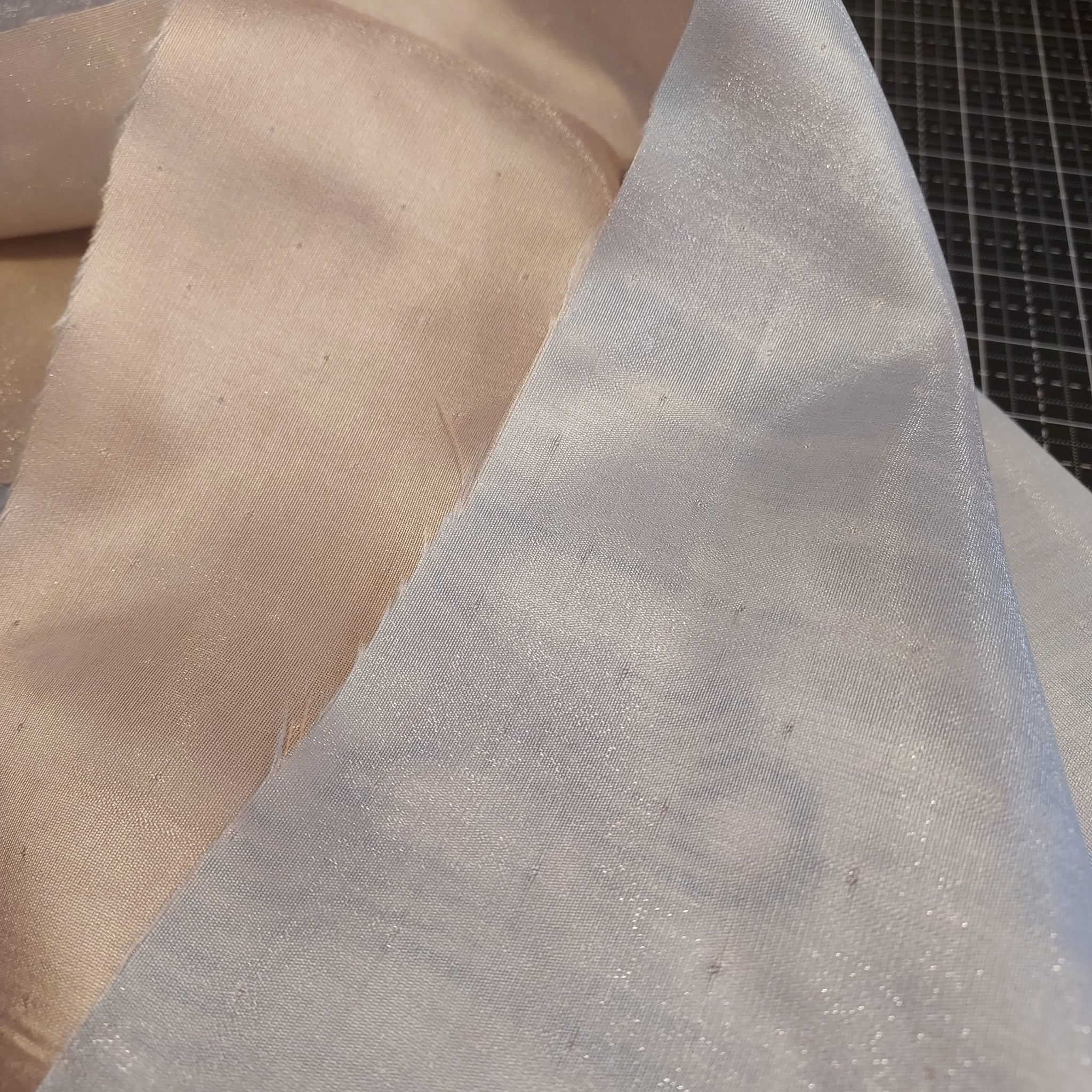 Lightweight tulle.  Great for Tutus or crafts!