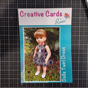 This pattern is ideal for american girl dolls!  Completed size: to fit 18" to 20" girl dolls   Requirements:  - 20" cotton fabric 45" wide  - scraps of fabric for bodice lining  - 3 buttons or snap fasteners 1/2" 