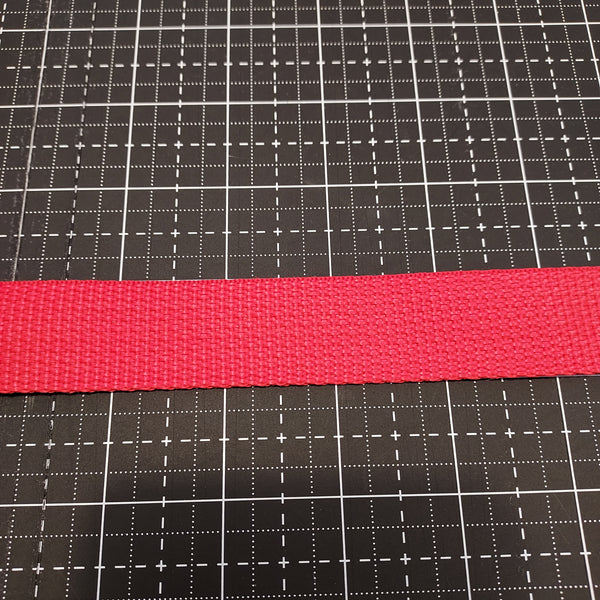 High quality 1-inch-wide purse strap webbing. Each pack has 2 yards. Great for bags and totes!