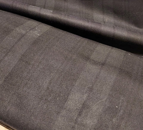 This is a waxed cotton which means it is waterproof and can be rewaxed! This fabric is great for anything from coats and hats to bags and pouches. This fabric keeps its shape well and wears well overtime. 