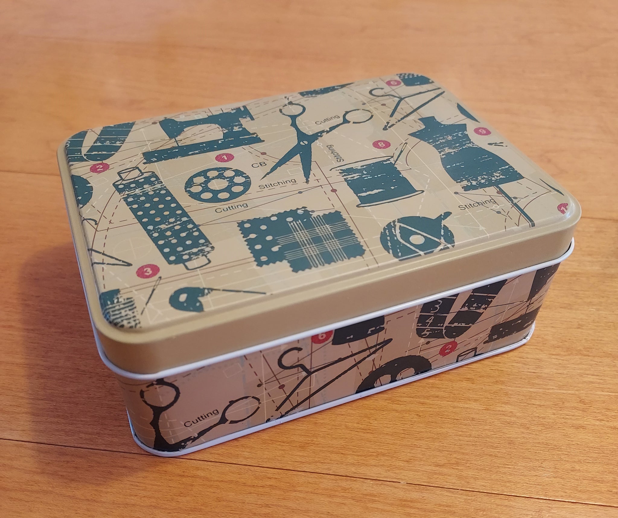Tin Box Sewing Kit