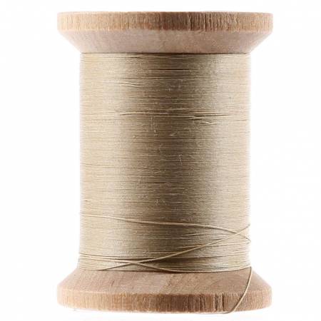 Wooden Spool. 100% Extra Long Staple Glazed Finish Egyptian Cotton. For Hand or Machine Quilting. excellent color fastness.