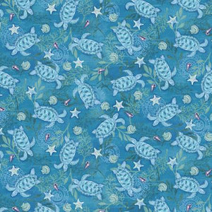 From Henry Glass By Tachiera, Andrea Salt & Sea by Andrea Tachiera Collection In Animals, Bugs & Insects DESCRIPTION 15yds, 100% Cotton, 44/45in, Original release date 02/28/2022