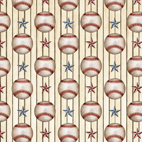 No strike outs here! Richly colored detailed designs have a slightly retro flair that pays homage to an all-time favorite sport. Take your projects out to the ballgame with one of a kind quilts, novelty accessories, and home décor for the baseball fan in your life. ©Dan Morris