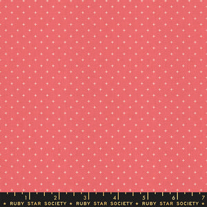 Add it Up - Strawberry - RS400544 100% Cotton - 44" Wide Designed by Alexia Abegg for Ruby Star Society Made in Japan  