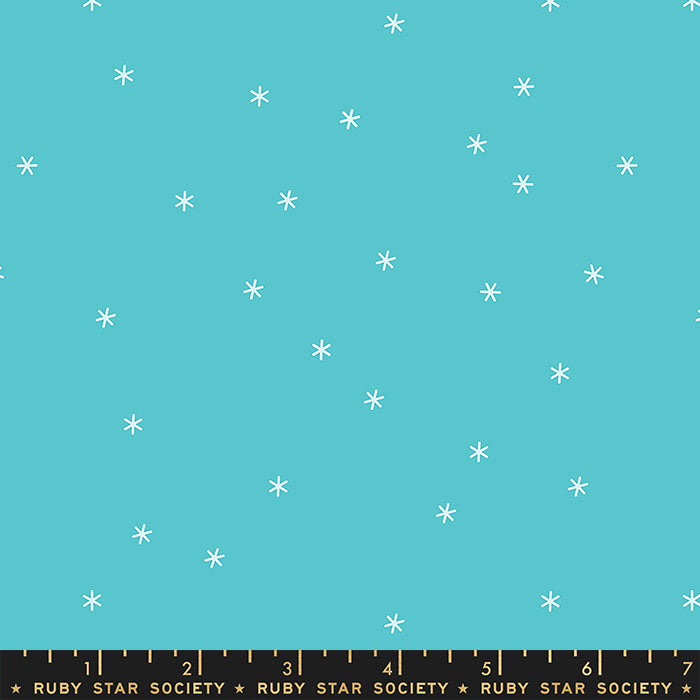 Melody Miller for Ruby Star Society - collection Spark  These bright solid fabrics are great for adding a little whimsy to your next project. Solid with metallic stars is the perfect mix - Each color is unique in its own way!  100% Cotton, 44/5"