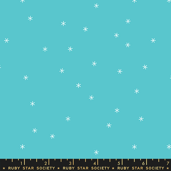Melody Miller for Ruby Star Society - collection Spark  These bright solid fabrics are great for adding a little whimsy to your next project. Solid with metallic stars is the perfect mix - Each color is unique in its own way!  100% Cotton, 44/5"