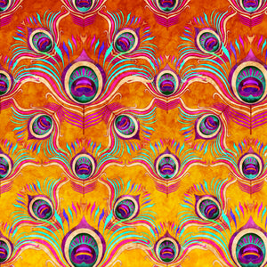 Florals, paisley and geometrics unite in bohemian style and jeweled color . Take your next quilt, accessory, or home décor accent to the next level with this dramatic collection ©Dan Morris