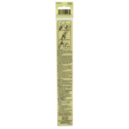 2 pcs./pkg. 1 wide and 1 thin Just clip and push to easily turn fabric tubes right side out. For making and stuffing fabric tubes. Made of flexible polyacetal