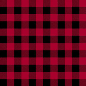 Dad Plaids by Whistler Studios Collection for Windham Fabrics.  Printed red & black buffalo plaid on 100% Cotton, 44/5"