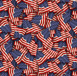From Elizabeths Studio Stars & Stripes by Elizabeth Studios Collection In Holiday 100% Cotton, 44/5"