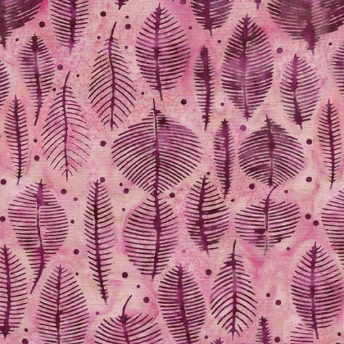 This playful fabric is such a gorgeous color. a light magenta background with plum colored skeleton leaves in all different shapes and sizes on top. Great for quilting, clothing and crafting.