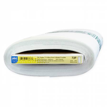 Pellon®’s Fusible Fleece is a one-sided fusible fleece that adds a layer of softness to home decorating, craft and apparel sewing. No Pinning! No Basting! No Sewing! Can be fused to fabric, cardboard, or wood. It is completely sewing machine safe. 45" wide **Made with 100% Low Loft Acid-Free Polyester **Machine wash warm, delicate cycle. Tumble dry low or dry clean.