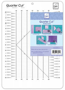 Use as traditional quilting rulers or cut in slots. Use cutting slots to safely cut multiple strips quickly and accurately. Turn the ruler after strips are cut to complete squares, triangles, diamonds and hexagons. Cutting slots great for cutting perfect fringe. Right or left handed use.