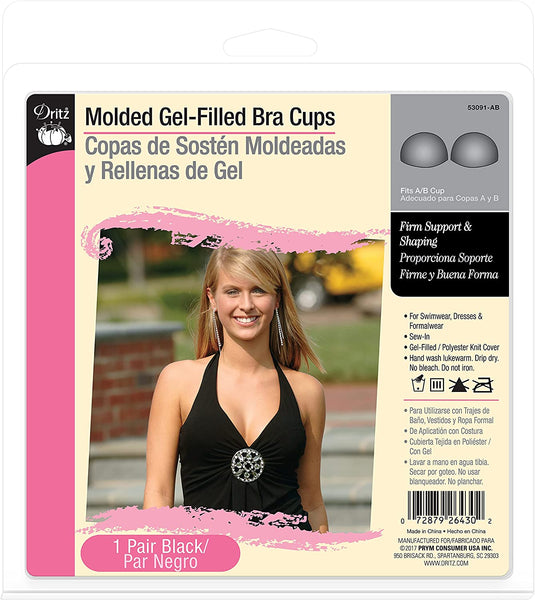Molded Gel-Filled Bra Cups