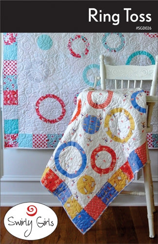 Ring Toss Quilt pattern by Swirly Girls Design uses Creative Grids Circle Savvy.