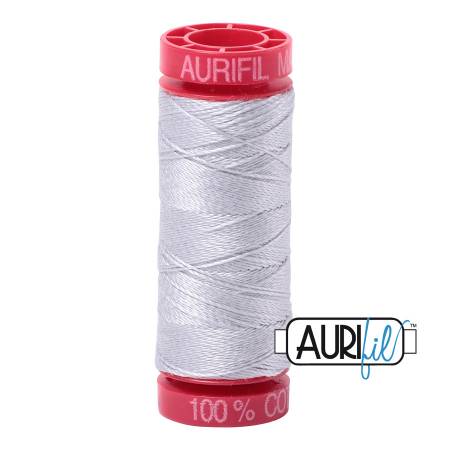 100% Long Staple Mercerized Egyptian Cotton. For Machine Embroidery, Quilting and Serging. 50/2, weight/ply 80/12 microtex/sharps or universal 4.0 longarm