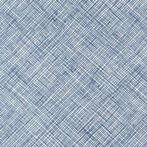 Carolyn Friedlander for Robert Kaufman fabrics. 100% cotton, 44/5"  Great alternative to a solid - this blue is a light navy with a white background. 