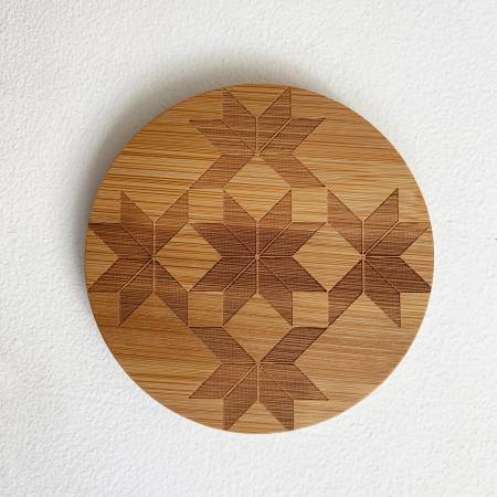 Stars & Cubes Round Coasters
