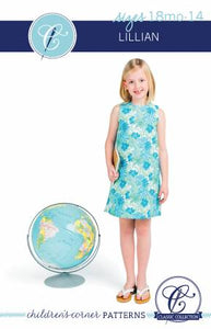 Lillian is the essential sleeveless shift dress. Your girl can wear this versatile, lined dress for any dressy or casual occasion. Lillian buttons down the back. This classic silhouette suits girls at every age. Available in sizes 18 months - 14 all in one package.
