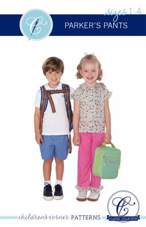 Sizes 5-8. Many views for quick and easy pants.