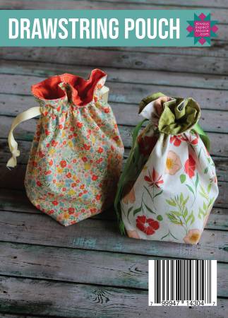 This simple drawstring bag is the perfect size for holding small items such as change, hair ribbons, or a handful of small toys, and it is easy to make! No interfacing required, just fabric and ribbon come together to make this adorable and handy draw string pouch! You'll need the Boxed Bag Template to complete this simple pattern. This pattern is 5x7, printed on glossy cardstock, and does not come in pattern bags.