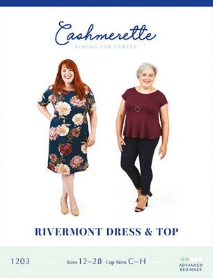 Breeze from day to night with the Rivermont Dress and Top! Choose from two sophisticated options: a fitted sheath dress with slash pockets and optional kick pleat, or a classic peplum top that highlights your curves
