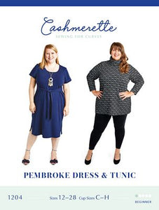 Take on your day with the Pembroke Dress & Tunic! This iconic T-shirt dress, in midi or tunic length, is designed for curves with an optional waist tie and modern split hem detail.