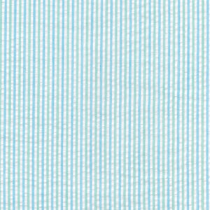 Classic 1/8" seersucker stripes are the perfect fabric for summer dresses, shirts, shorts, skirts or pajamas.  100% Cotton, 44"
