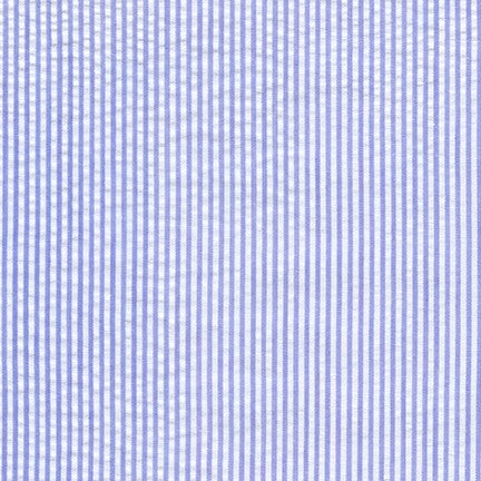 Classic 1/8" seersucker stripes are the perfect fabric for summer dresses, shirts, shorts, skirts or pajamas.  100% Cotton, 44"