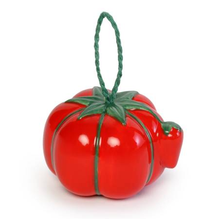 Add a touch of nostalgia to your holiday décor with the iconic Dritz Tomato Pin Cushion transformed into a collectible ornament – so charming, you will want to keep it on display year-round! Ideal for gift-giving and as stocking stuffers for sewing and quilting enthusiasts. Realistic pin cushion design in handcrafted ceramic. Giftable box. Proprietary Dritz edition.
