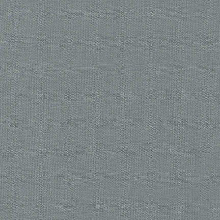 Piece dyed linen/cotton blend from House of Linen for Robert Kaufman.  55% LINEN, 45% COTTON,  43'' wide.
