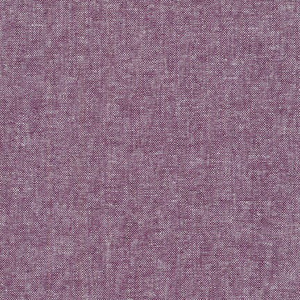 Yarn Dyed Linen/Cotton blend from Robert Kaufman.  Suitable for quilting or garments.  45 Linen/55 Cotton.  44%" wide.