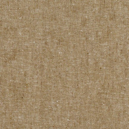 Yarn Dyed Linen/Cotton blend from Robert Kaufman.  Suitable for quilting or garments.  45 Linen/55 Cotton.  44%" wide.
