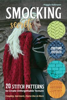 Smocking made simple! 20 Stitch patterns to create next level cosplay. Add rich texture, 3D effects, and historical flair to your costumes with smocking. Award winning cosplayer Maggie Hofmann helps you achieve unique visual effects for theater-ready looks. Pre-smocked fabric is expensive, save money by making your own! 